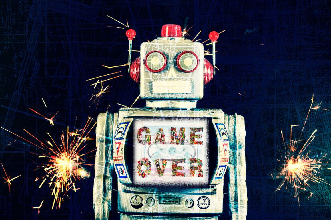 robot game over